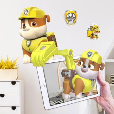 Paw Patrol Rubble Interactive Wall Decal